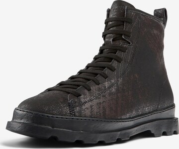 Boots stringati 'Brutus' di CAMPER in nero: frontale