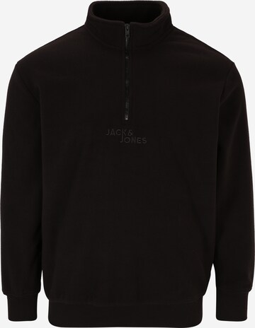 Jack & Jones Plus Sweater 'FRIDAY' in Black: front