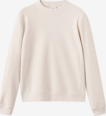MANGO MAN Pullover 'Besalu' in Beige: Vorderseite