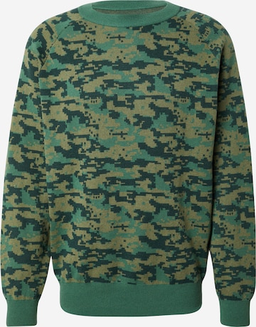 ABOUT YOU x Benny Cristo Sweater 'Bennet' in Green: front