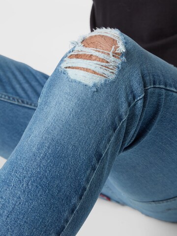LEVI'S ® Tapered Jeans '512™ Slim Taper Lo Ball' i blå