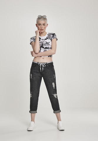 Urban Classics Shirt 'Cropped Tee' in Mischfarben