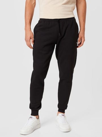 Tommy Jeans Tapered Pants in Black: front