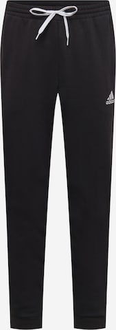 ADIDAS SPORTSWEAR Tapered Workout Pants 'Entrada 22' in Black: front