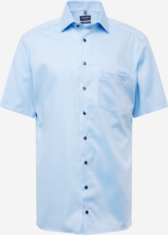 Coupe regular Chemise OLYMP en bleu : devant