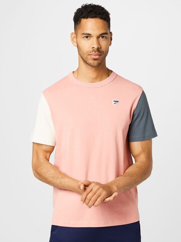 PUMA T-Shirt 'Downtown' in Pink: predná strana