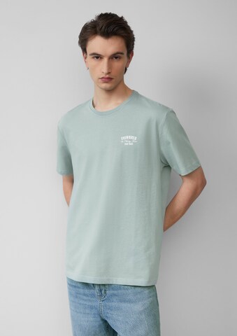 T-Shirt QS en vert : devant