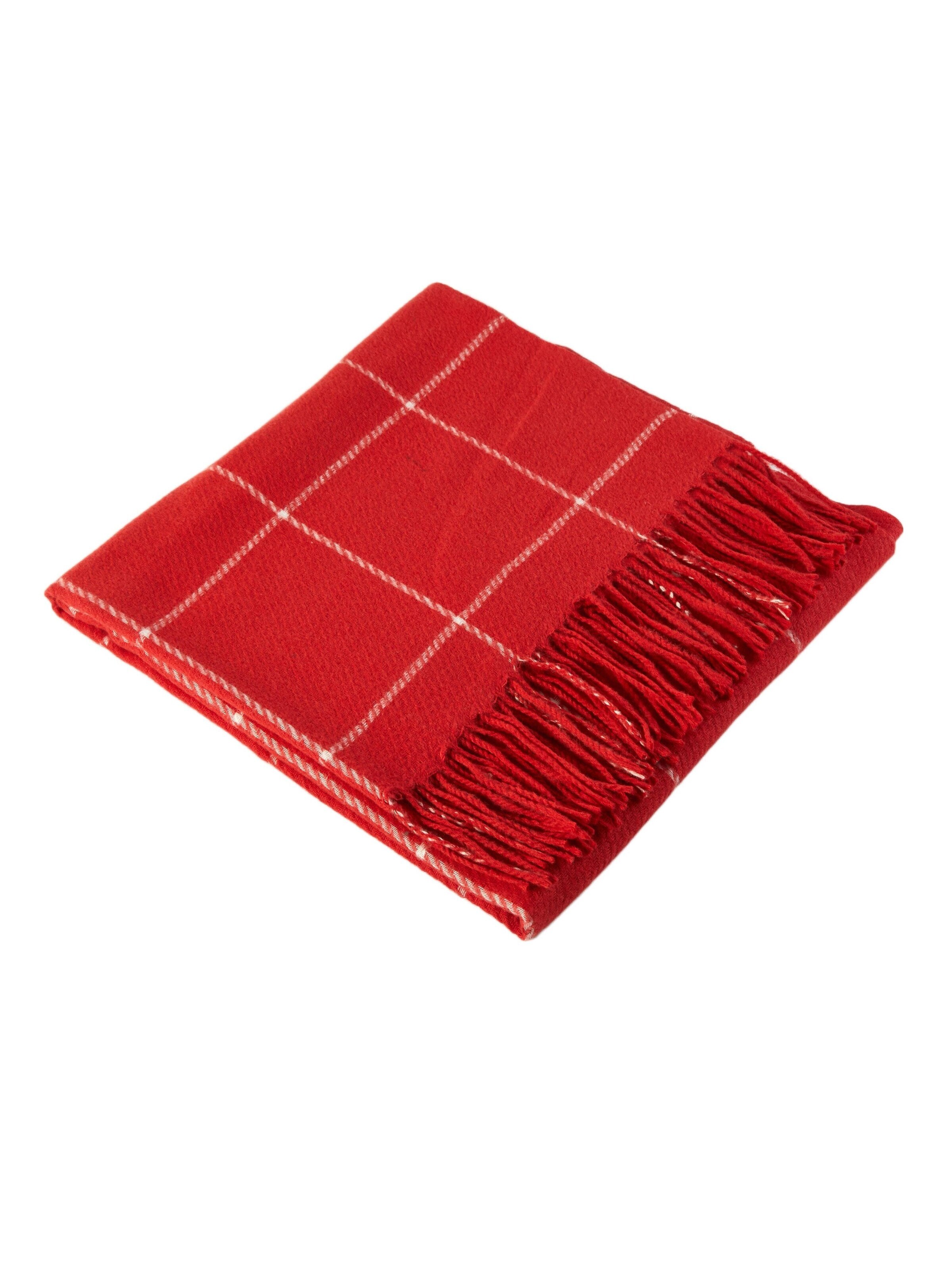 alberto cabale Scarf 'Line' in Red