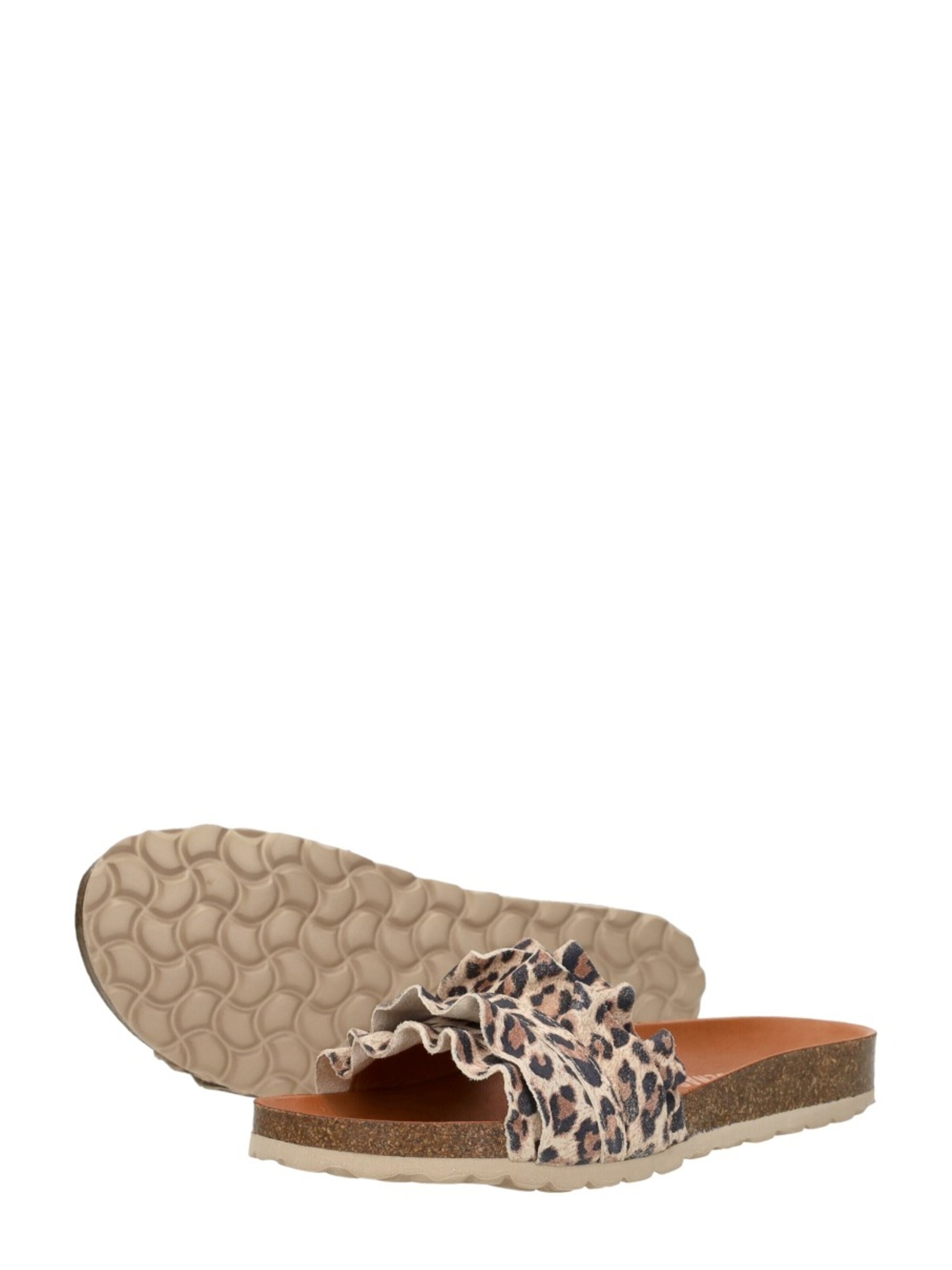 VERBENAS Mules 'Rocio' in Beige