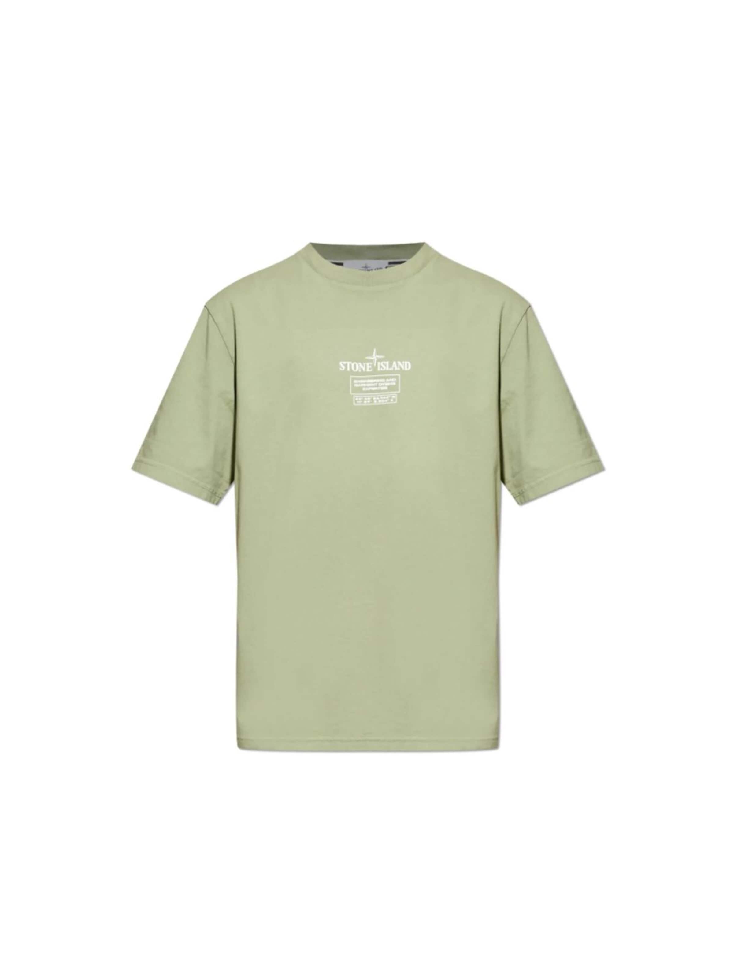 Stone Island Shirt 'Compass Logo' in Green: front
