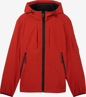 TOM TAILOR Prehodna jakna | rdeča barva: sprednja stran