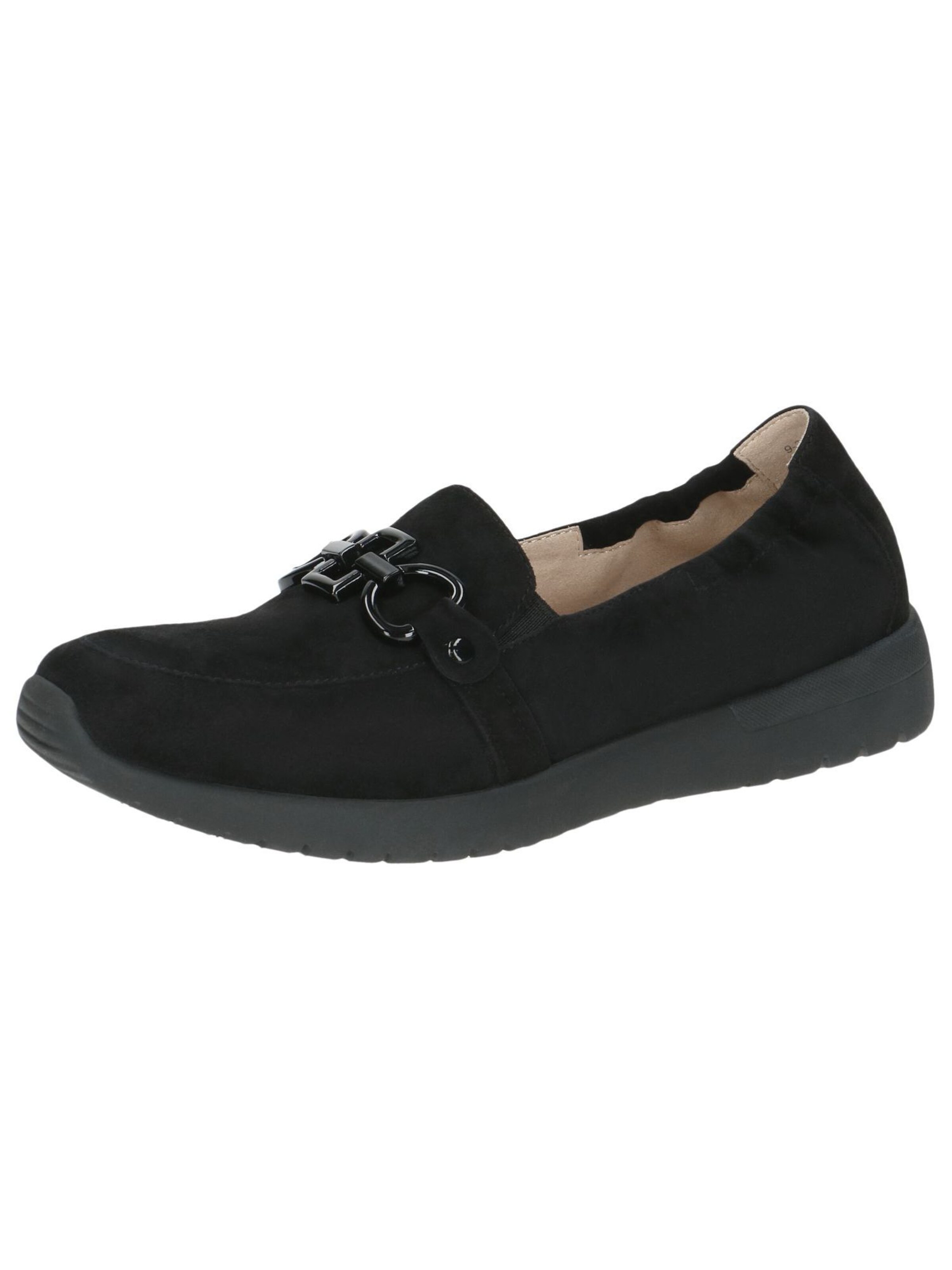 CAPRICE Slipper in Schwarz: Vorderseite