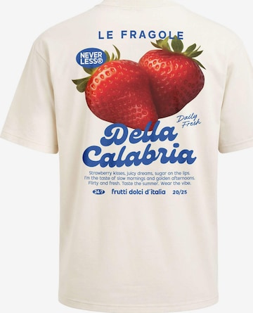 Neverless Shirt 'Strawberry' in Beige: Vorderseite
