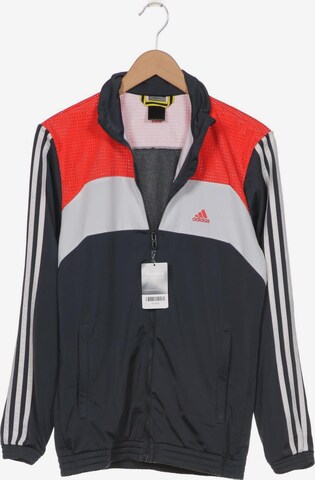 ADIDAS PERFORMANCE Sweatshirt & Zip-Up Hoodie in L in Grey: front