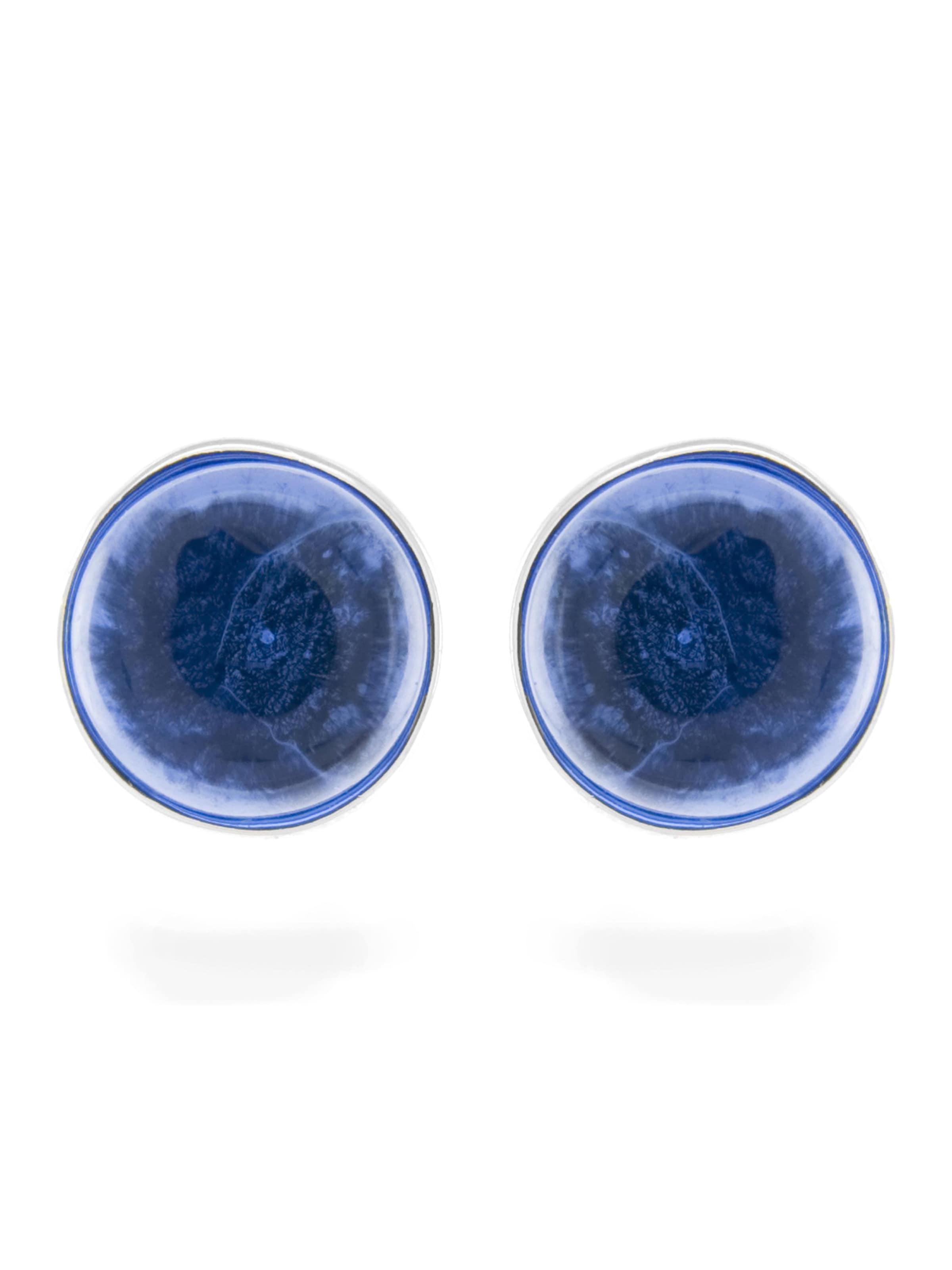Luxenter Earrings 'Essential' in Blue: front