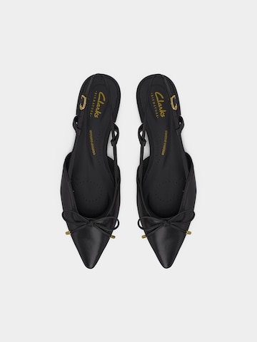 Balerini cu curea glezna 'Sensa15' de la CLARKS pe negru: sus