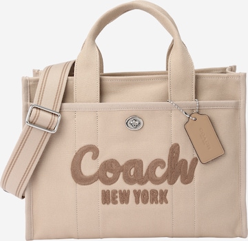 Sacs à main 'CARGO TOTE BAG' COACH en beige : devant