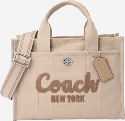 Pirkinių krepšys iš COACH, spalva – smėlio spalva / brokato spalva, Prekių apžvalga