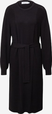Robes en maille 'Jalda' MSCH COPENHAGEN en noir : devant