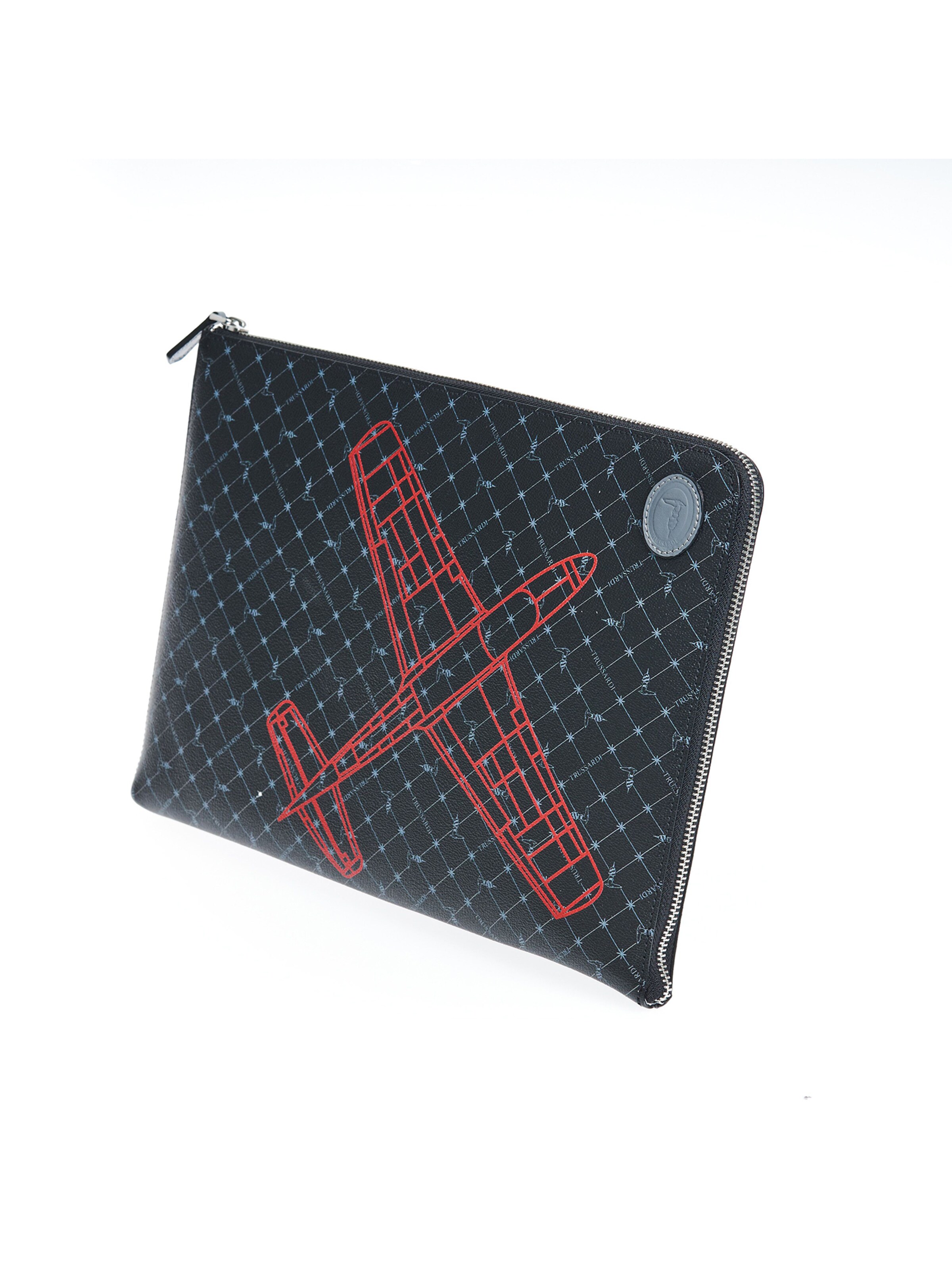 Trussardi Clutch in Black: front