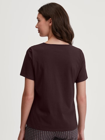 CALIDA Schlafshirt 'Favourites Botanic'‌ in Schwarz