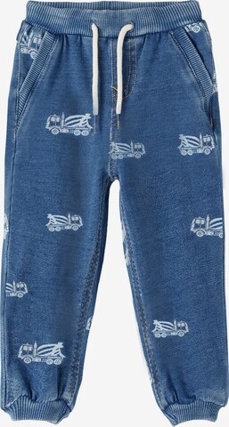 NAME IT Tapered Pants 'Ben' in Blue: front