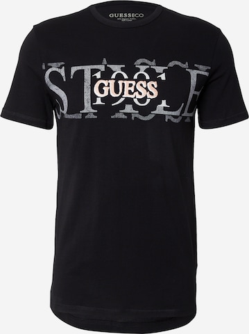 GUESS - Camisa em preto: frente