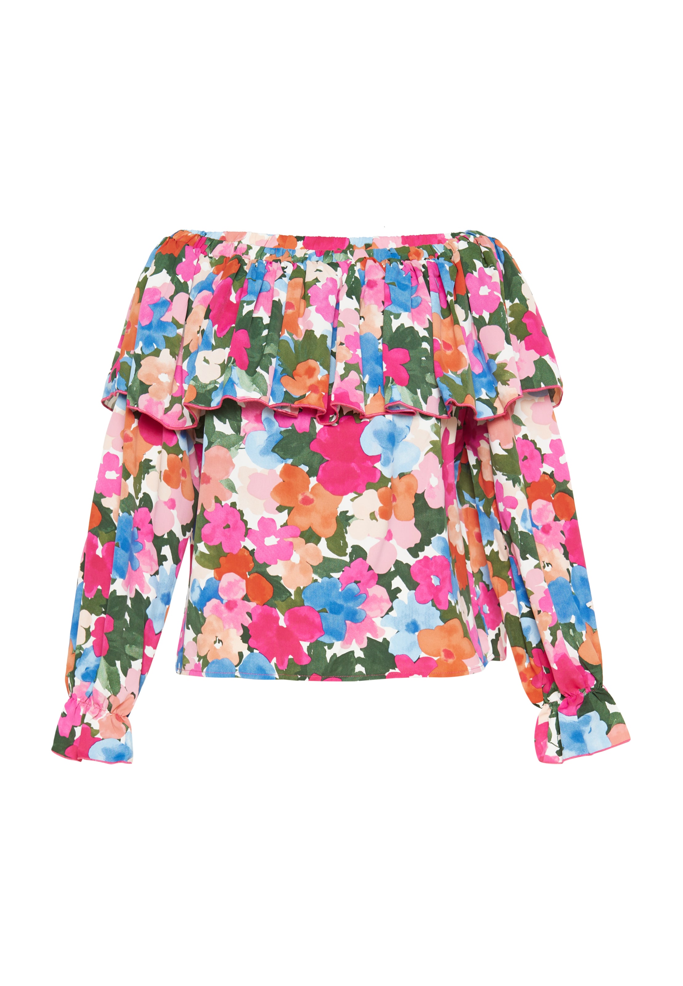 Usha Μπλουζάκι 'Fashion Look' σε ροζ: μπροστά