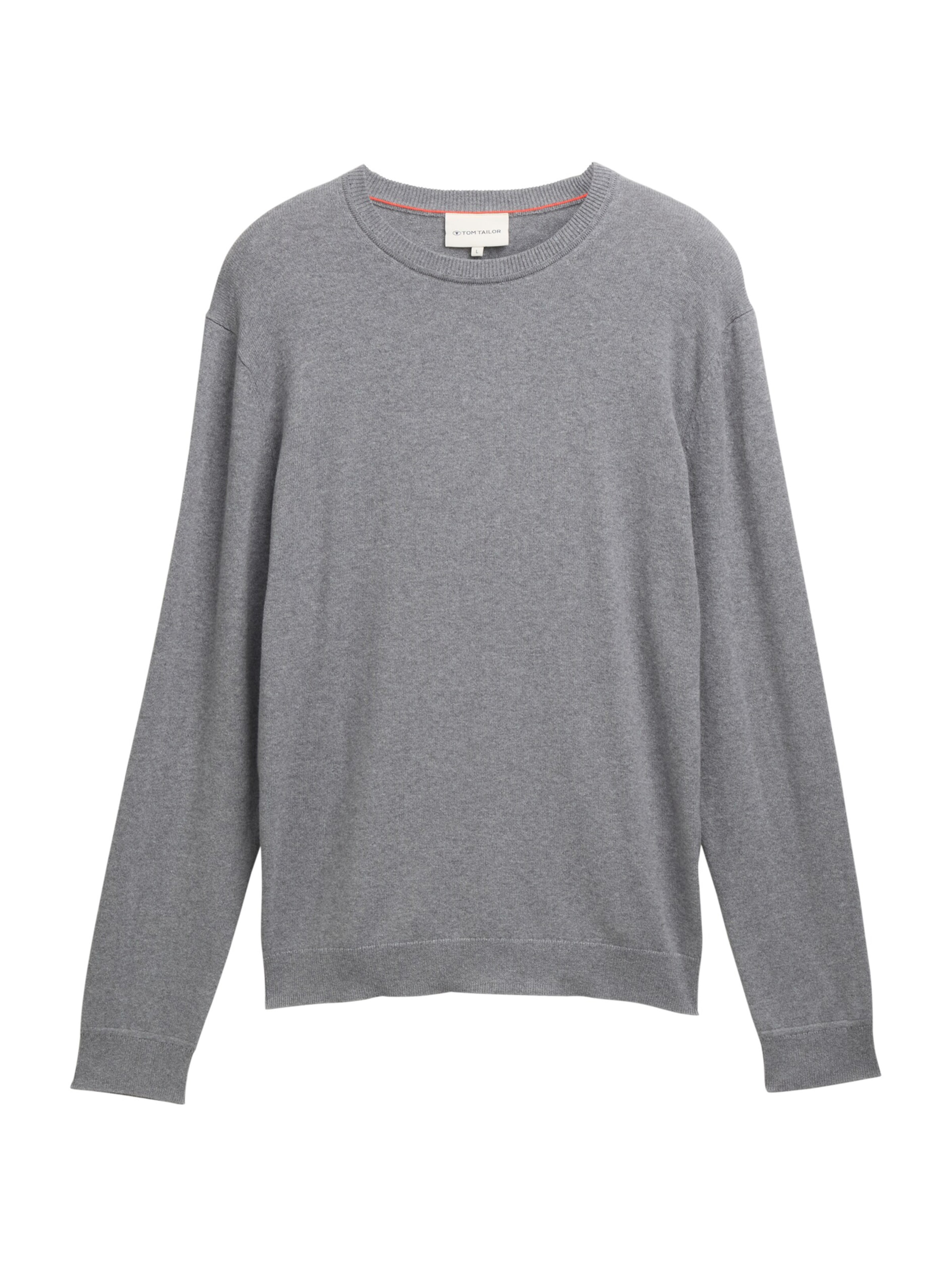 TOM TAILOR Pullover in Grau: Vorderseite
