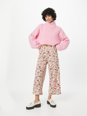 ICHI Bootcut Hose 'IHKate' in Pink