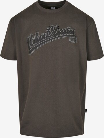 Urban Classics Shirt 'Baseball' in Grijs: voorkant