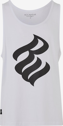 ROCAWEAR - Camiseta en blanco: frente