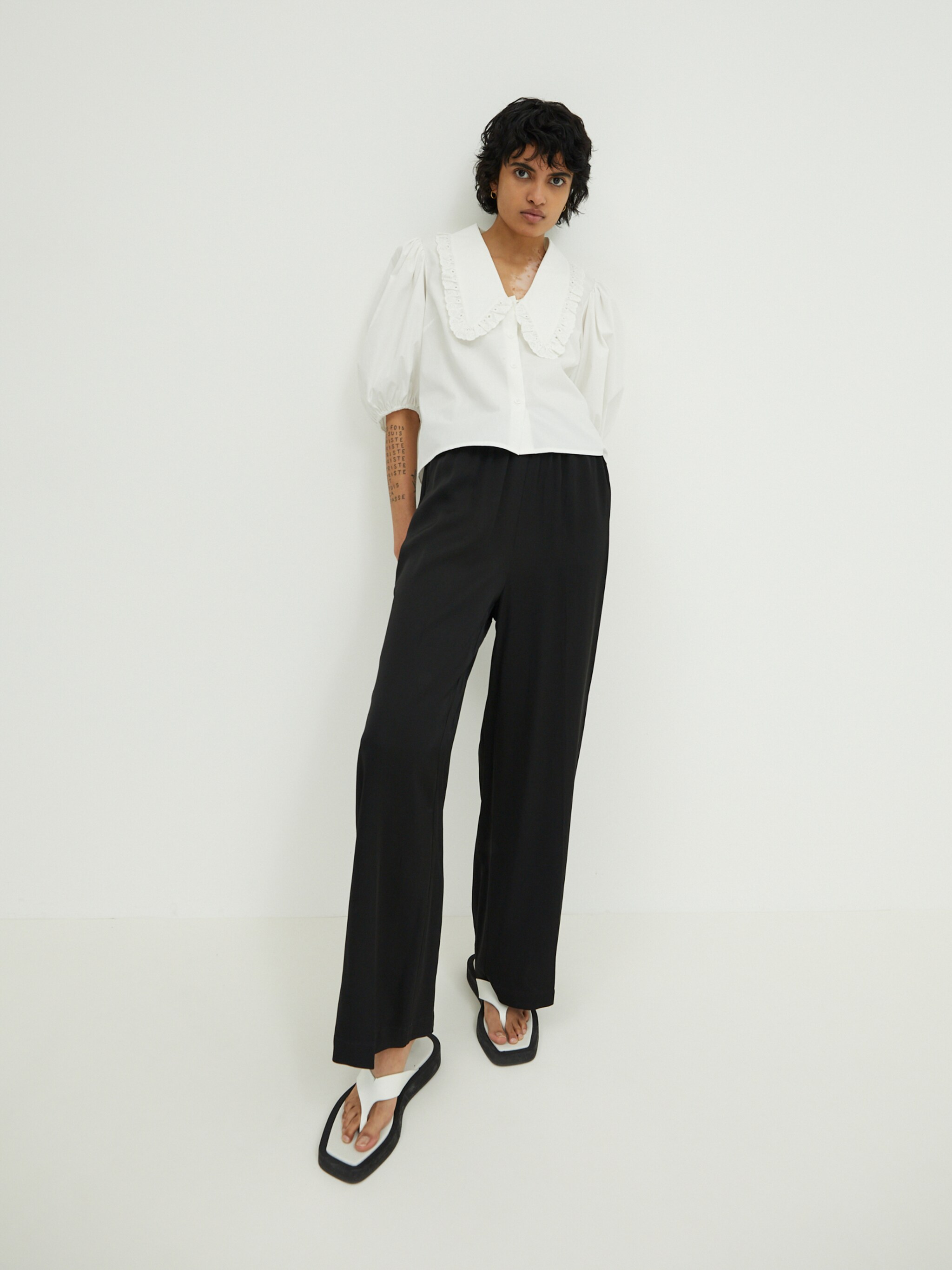 EDITED Producten Blouse 'Adele' Wit