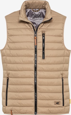 CAMEL ACTIVE Vest in Beige: front