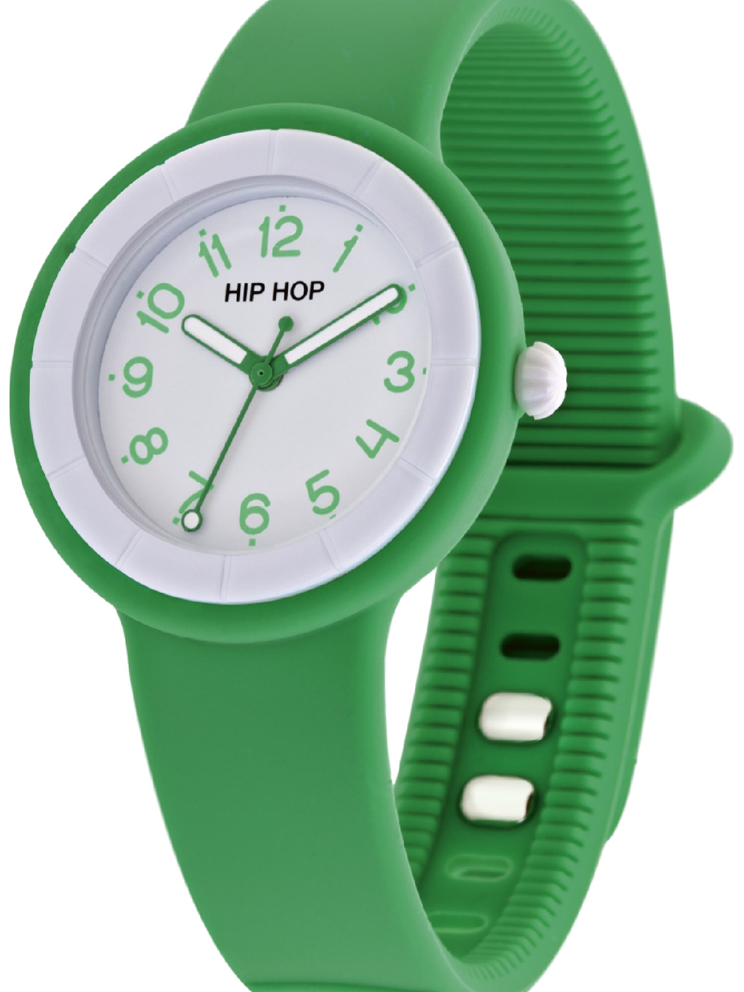 Hip Hop Analoguhr in Grün