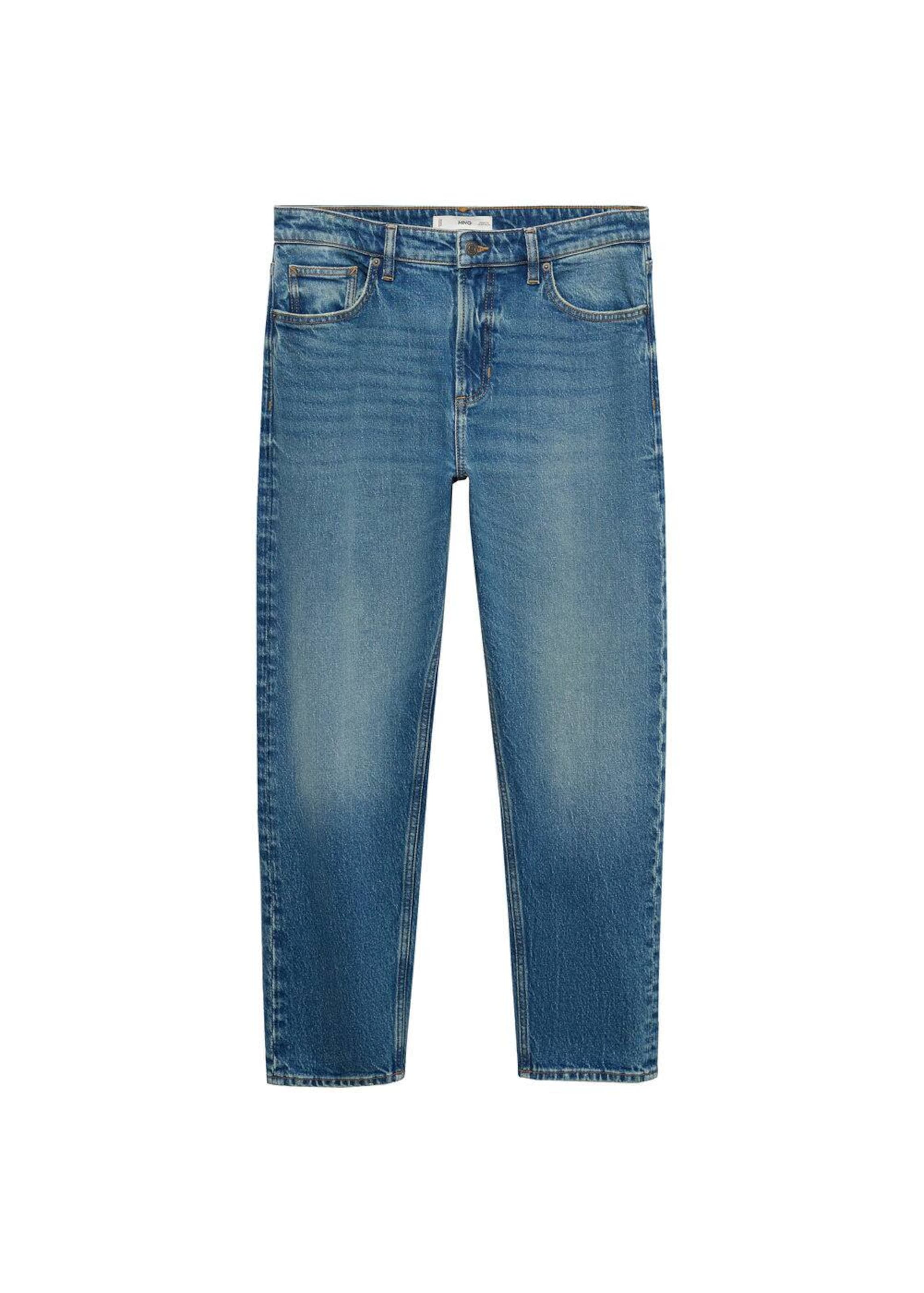 MANGO MAN Tapered Jeans 'Ben' in Blau: Vorderseite