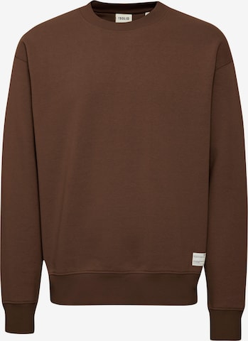 !Solid Sweater 'Lenz' in Brown: front