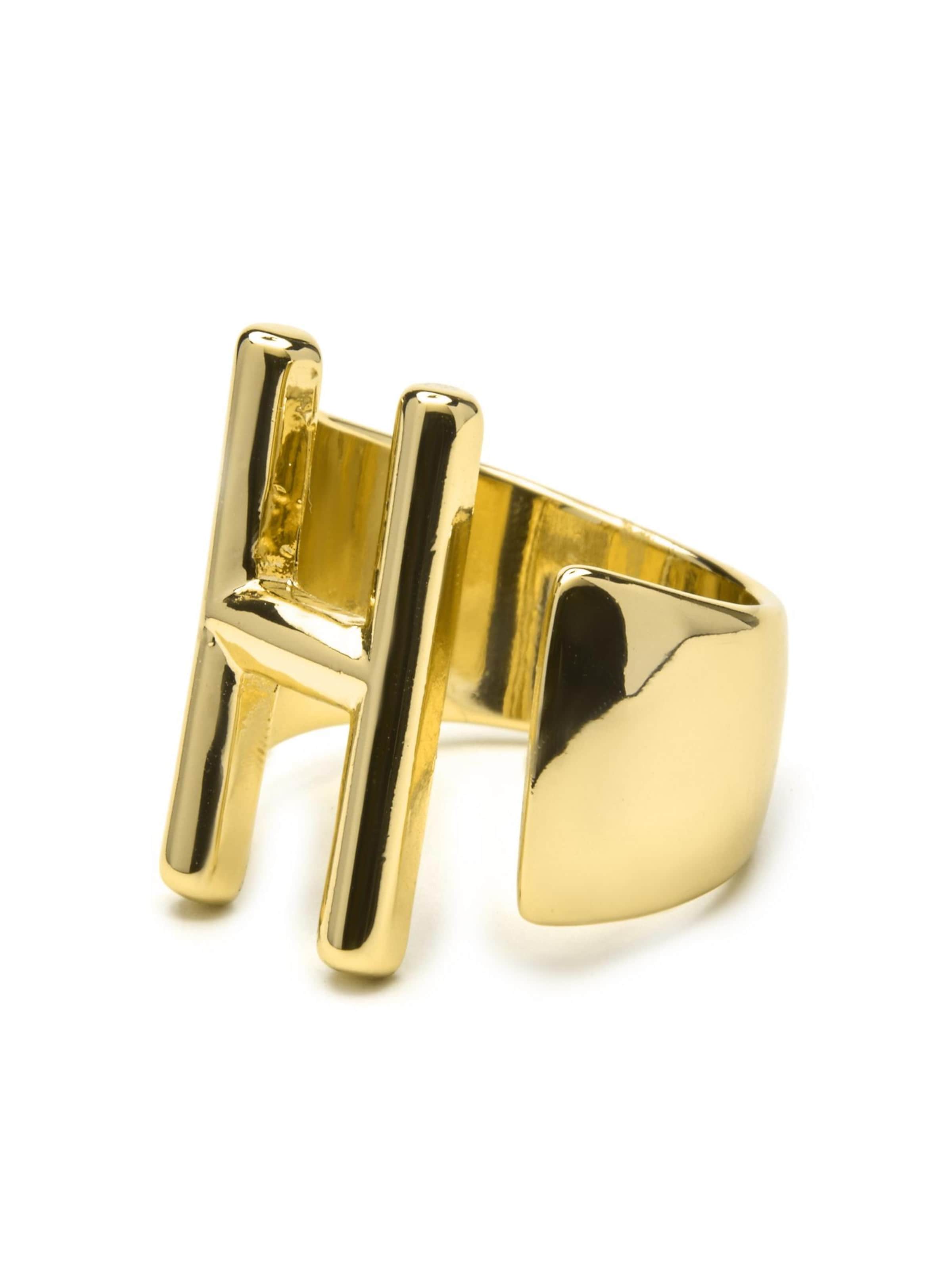 Luxenter Ring 'Alphabet H' i guld