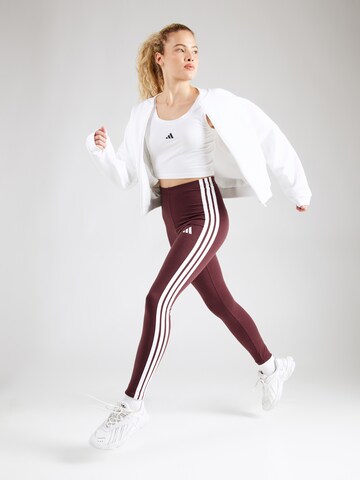 ADIDAS SPORTSWEAR Skinny Παντελόνι φόρμας 'Essentials' σε κόκκινο
