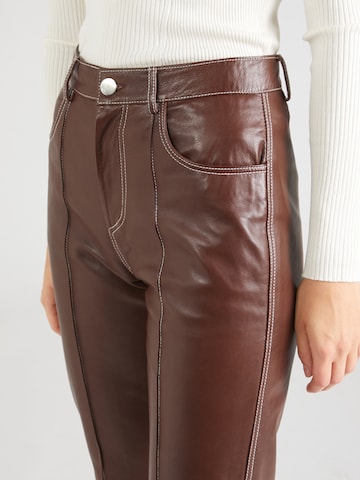 Hosbjerg Regular Trousers 'Layla' in Brown