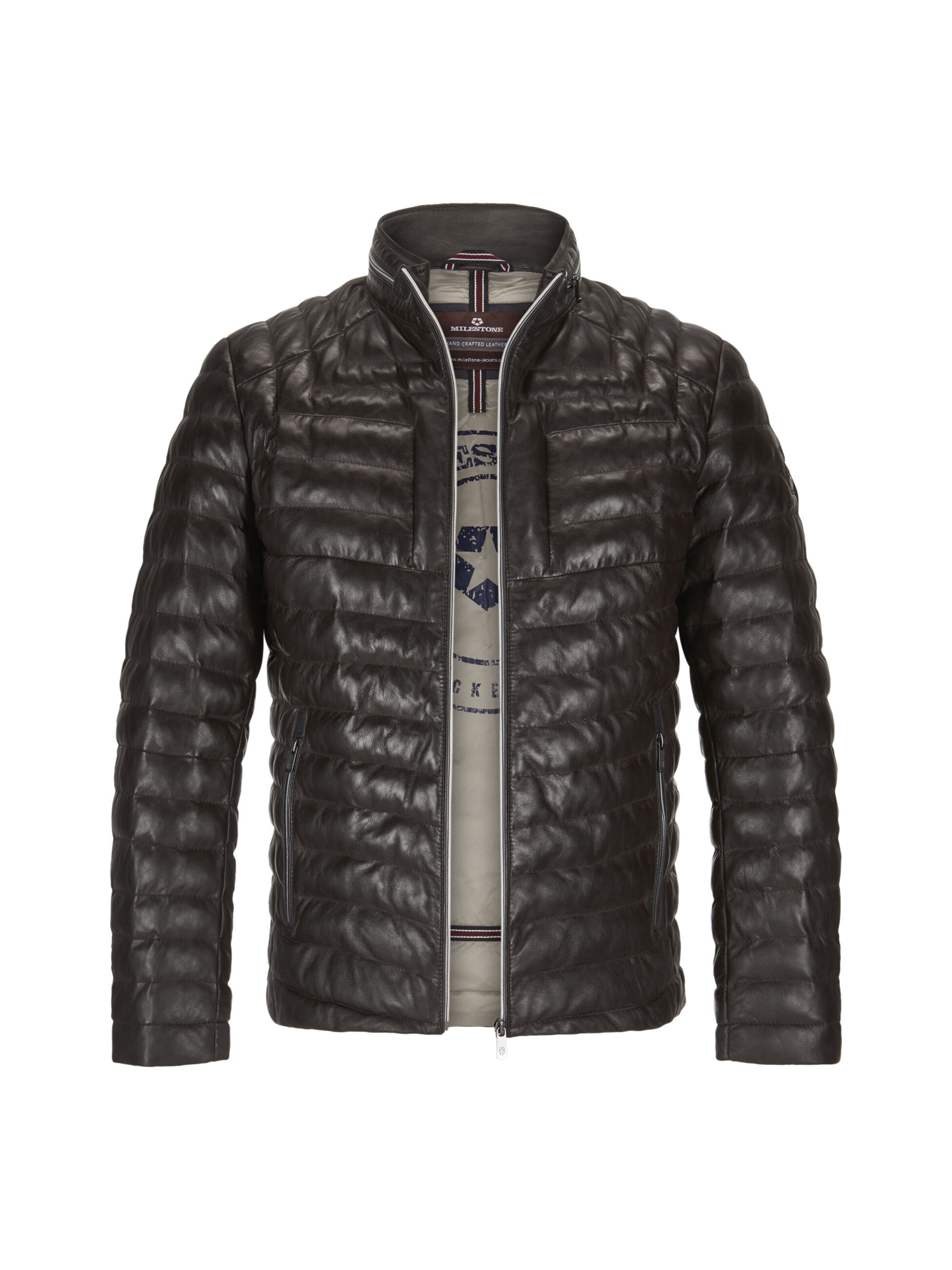 Veste mi-saison 'MSMalik' MILESTONE en marron