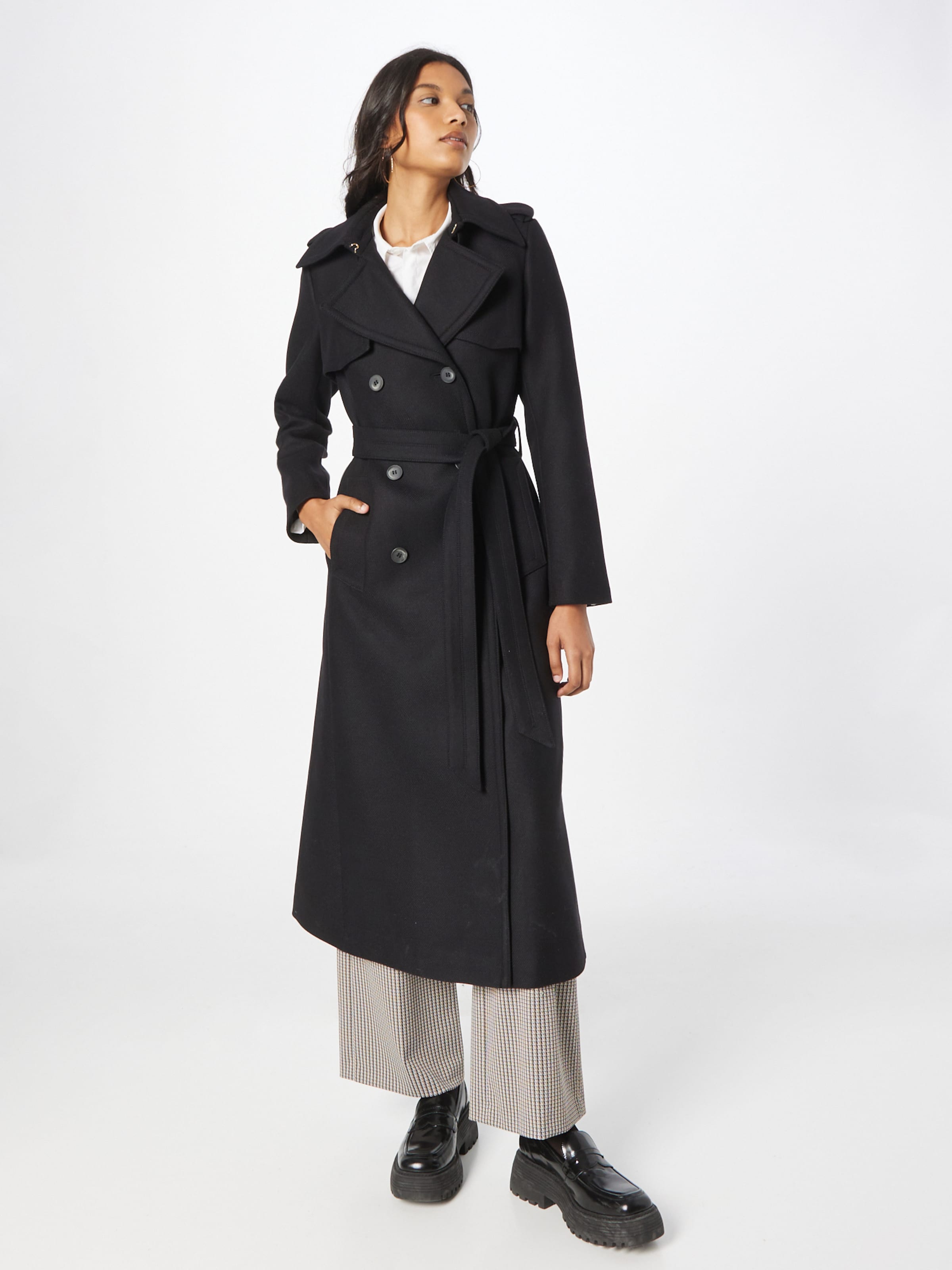 IVY OAK Between Seasons Coat CHARLOTTE in Black ABOUT YOU