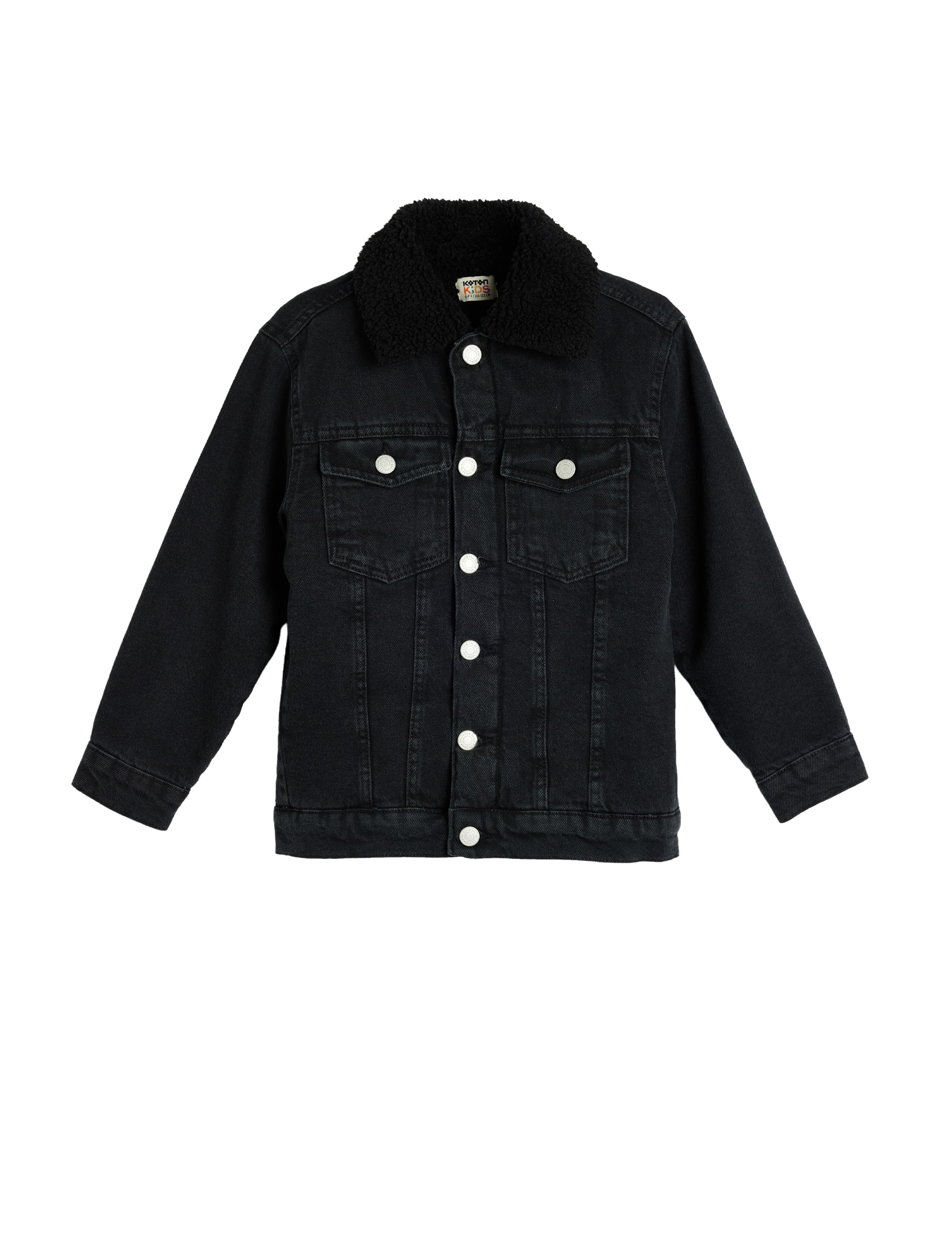 Koton Between-season jacket in Black: front