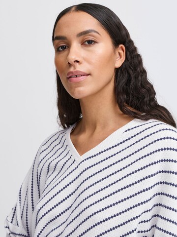 b.young Sweater ' BYRUNI SWEAT 3 - ' in White