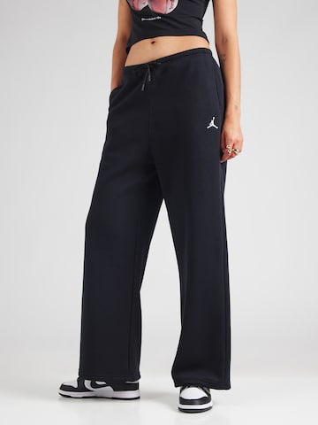 Wide Leg Pantalon Jordan en noir : devant
