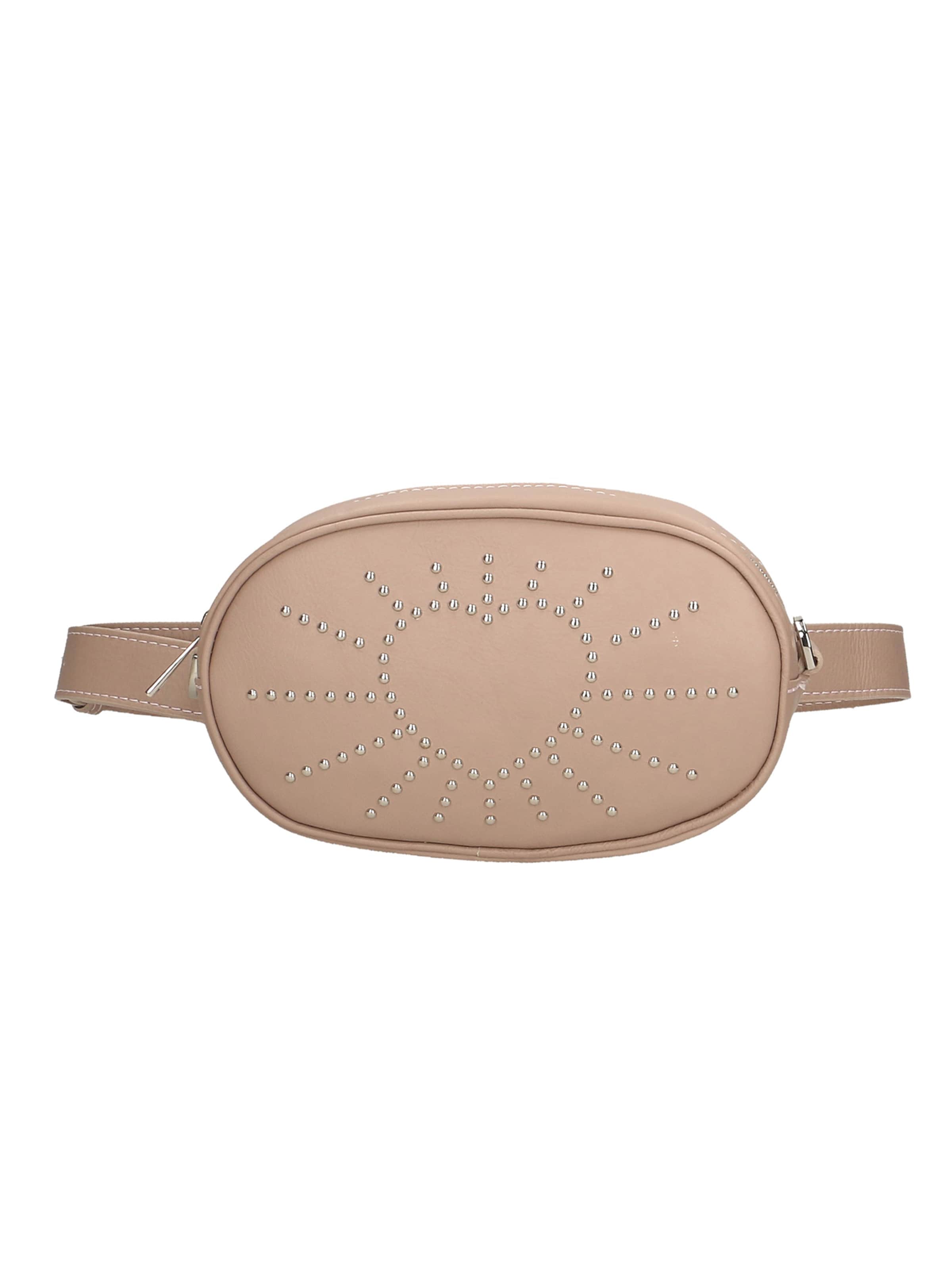 Marsupio 'Marsupio Donna Pelle Sauvage Borchie Elysa - Made in Italy' di Gave Lux in rosa: frontale