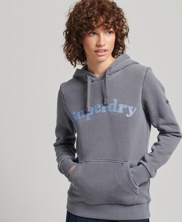 Superdry Sweatshirt 'Vintage' in Grijs: voorkant