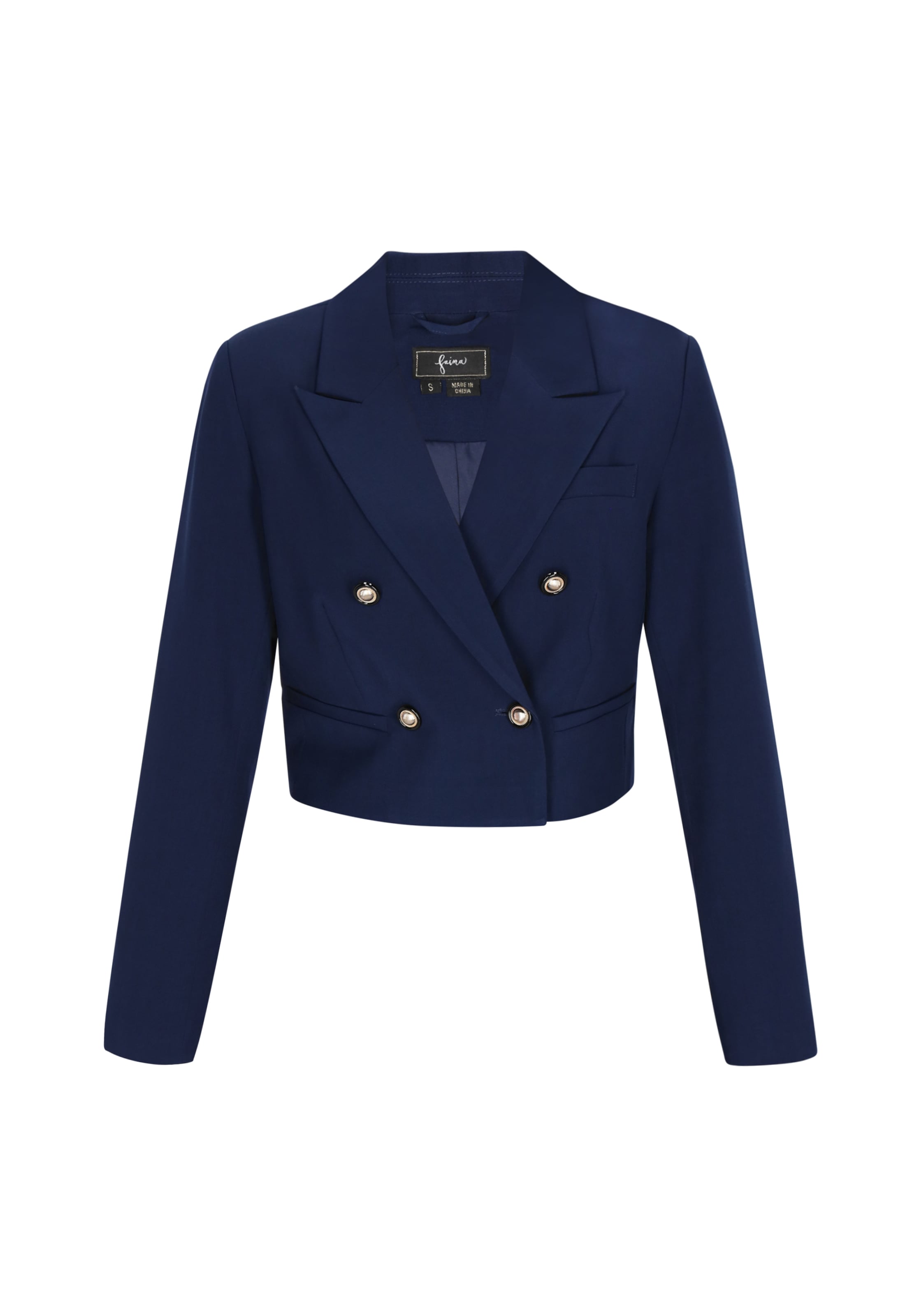 faina Blazer en navy, Vista del producto