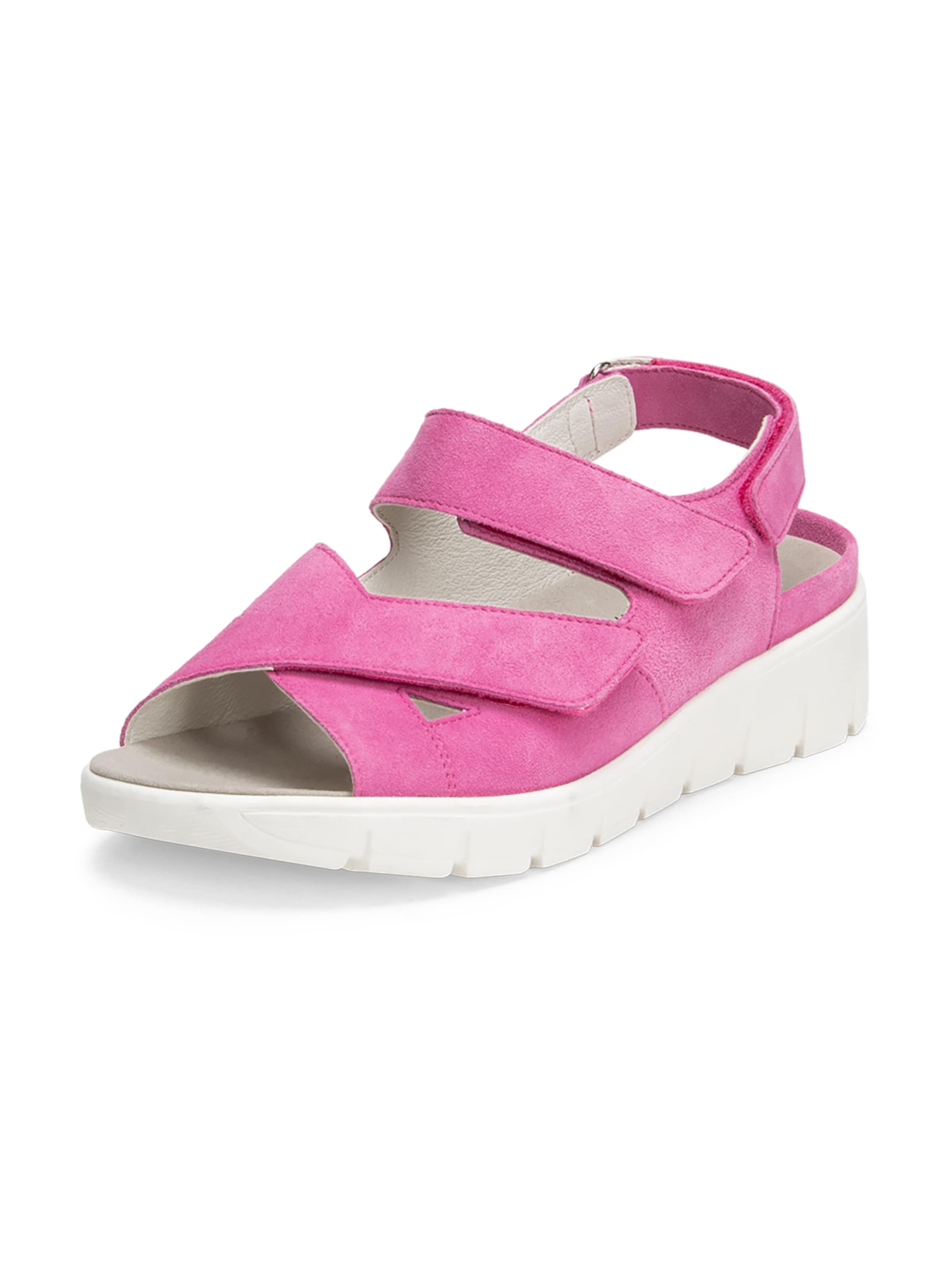 Sandales à lanières VITAFORM en rose : devant