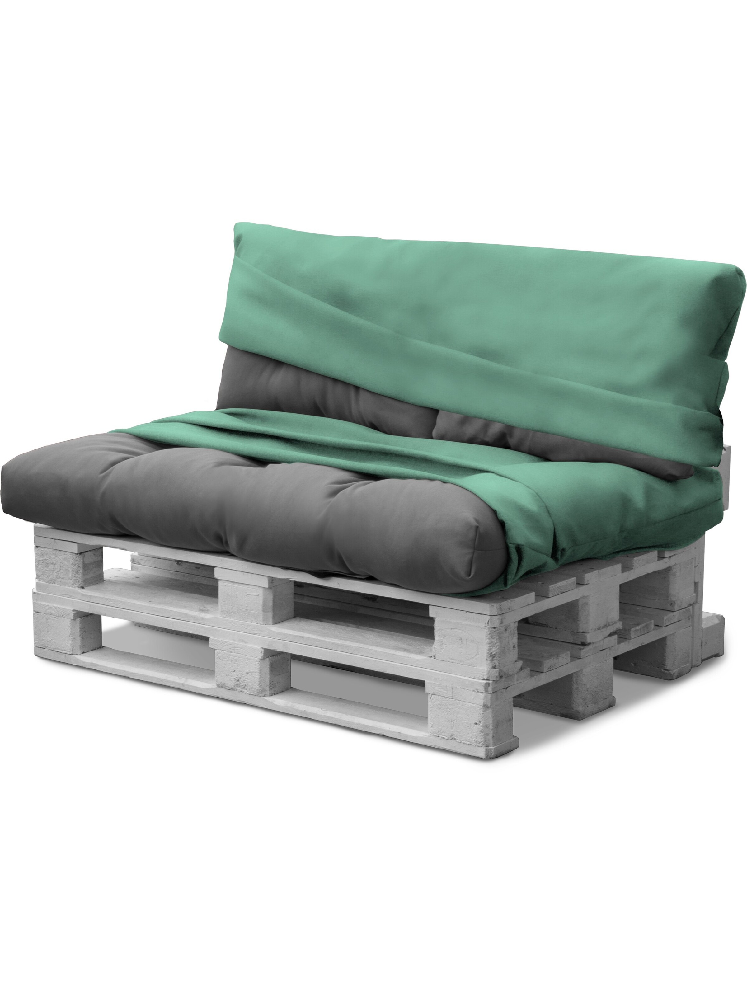 Aspero Seat covers 'Marsala' in Green: front